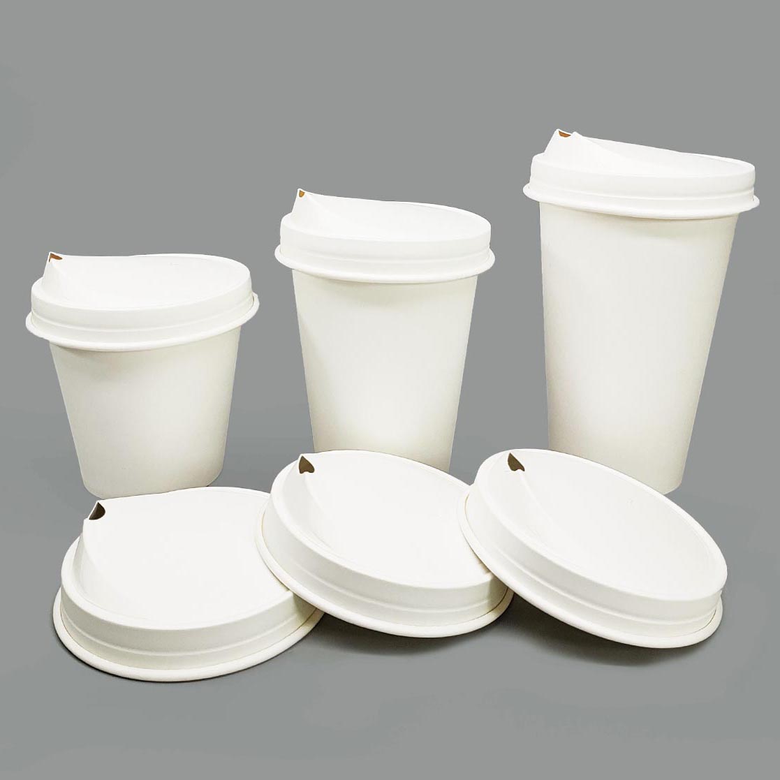 CC Paper cup lid-000-white